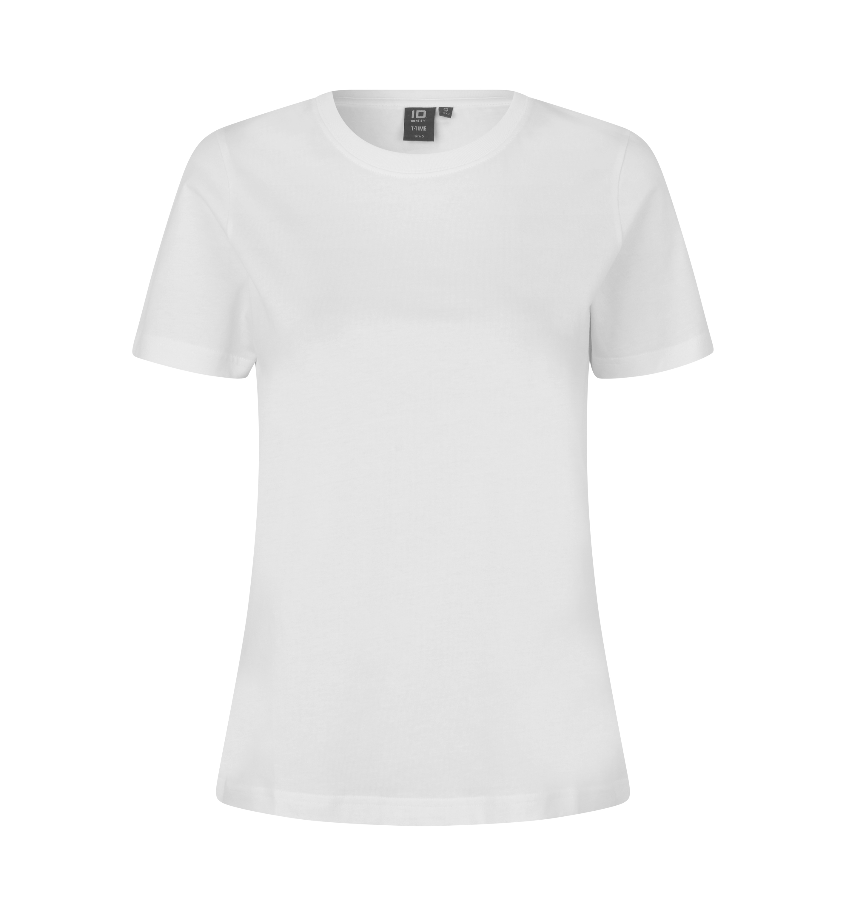 ID T-TIME® T-shirt, dame-Hvid