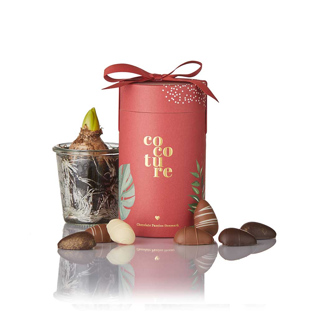 COCOTURE Gaverør - Marcipanæg 130 gr.-Rød