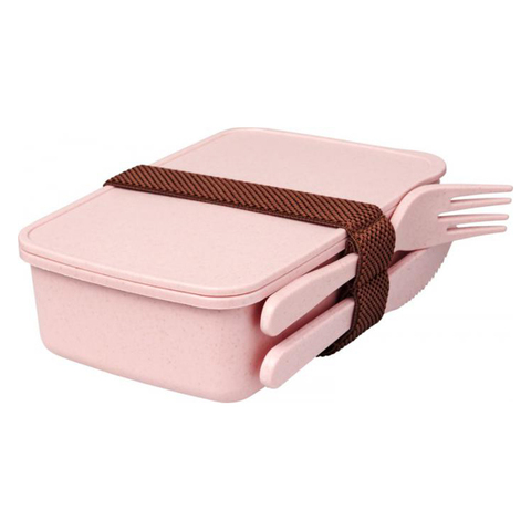 Bamberg bambusfiber madkasse-Rosa