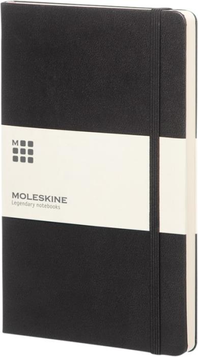 MOLESKINE Classic L hardcover notesbog - prikket - Certificeret Papir-Sort