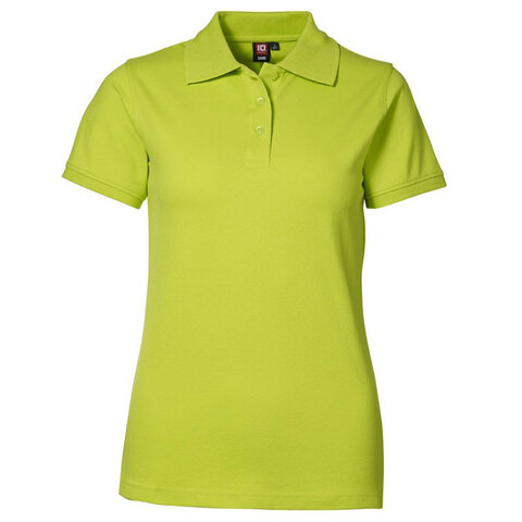 ID Piqué Poloshirt Stretch Dame-Lime