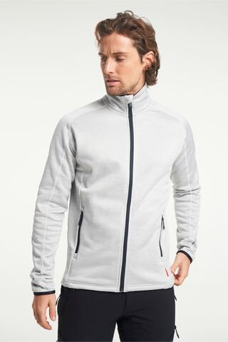 TENSON TXlite Midlayer Zip, Herre-Grå melange