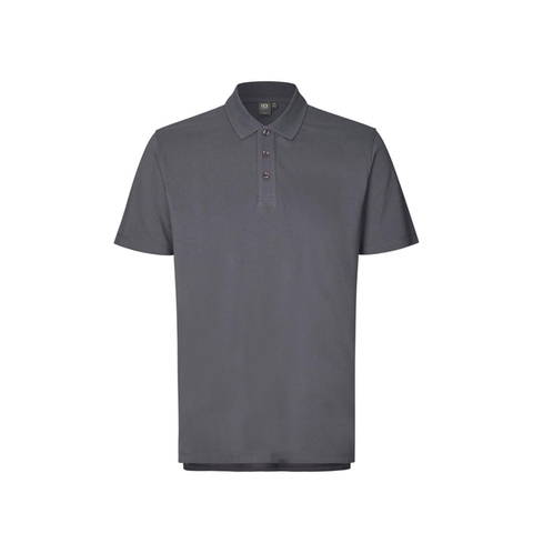 Ease poloshirt | Lyocell-Silver grey