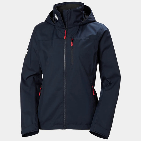 HELLY HANSEN Crew Hooded Jakke, dame - Navy