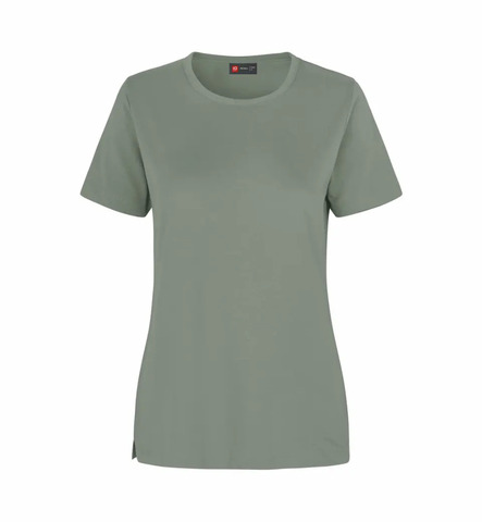 ID Pro Wear T-shirt Dame - Støvet grøn
