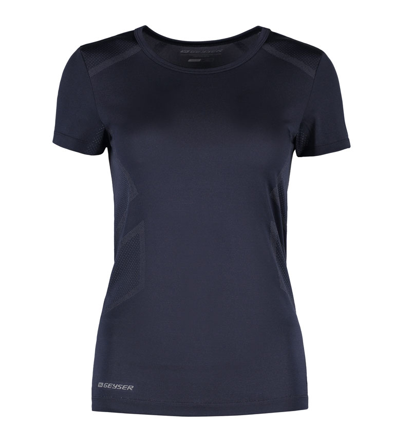 GEYSER seamless s/s T-shirt, dame-Navy