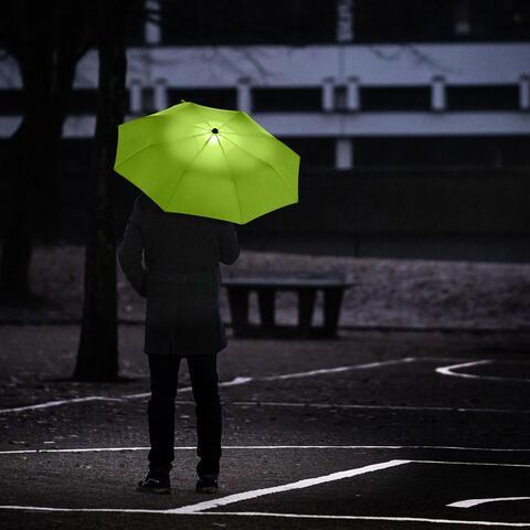 Oversize Taskeparaply FARE® med Led-Lys Skylight® - Lime