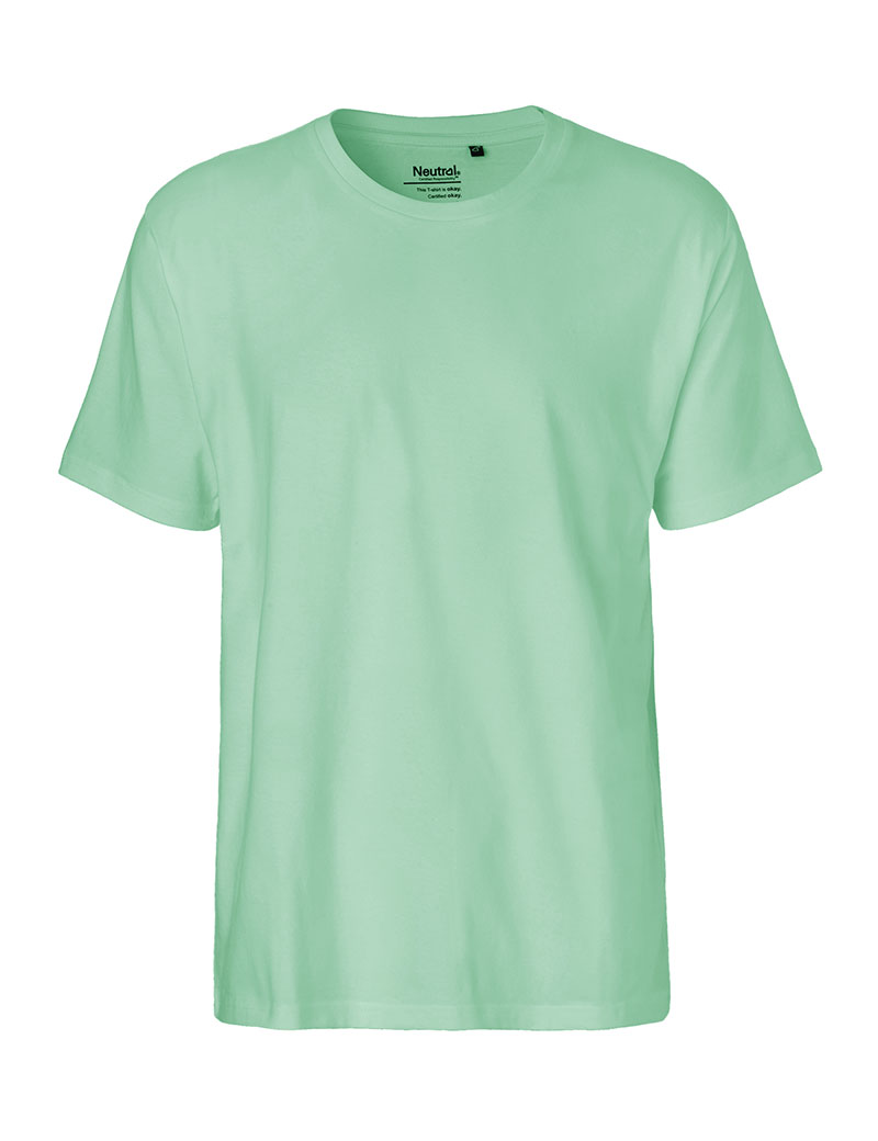 NEUTRAL Classic T-shirt, 100% Økologisk Fairtrade Bomuld-Mint