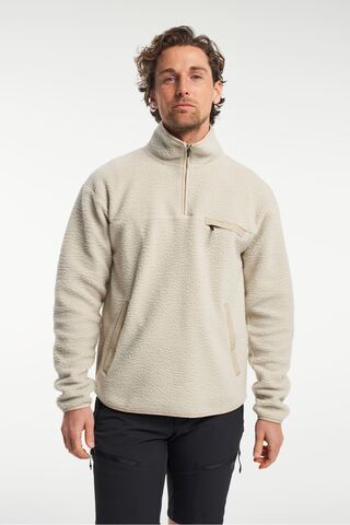 TENSON Yoke Half Zip, Herre - 100% rPet-Creme