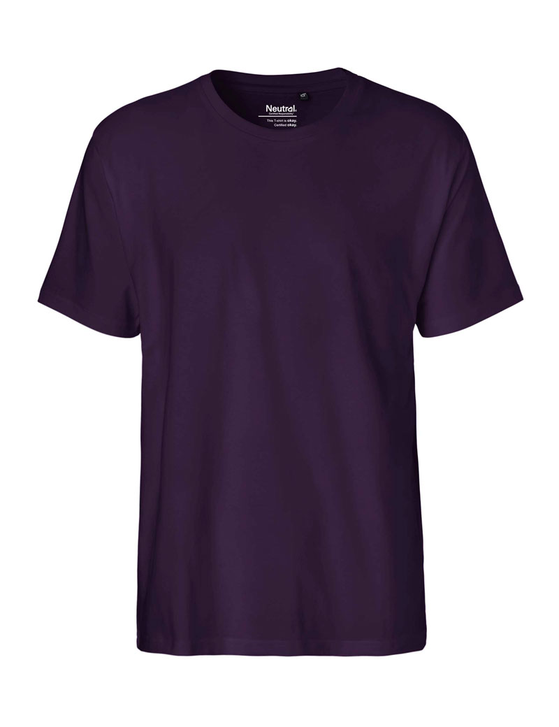 NEUTRAL Classic T-shirt, 100% Økologisk Fairtrade Bomuld-Blommefarvet