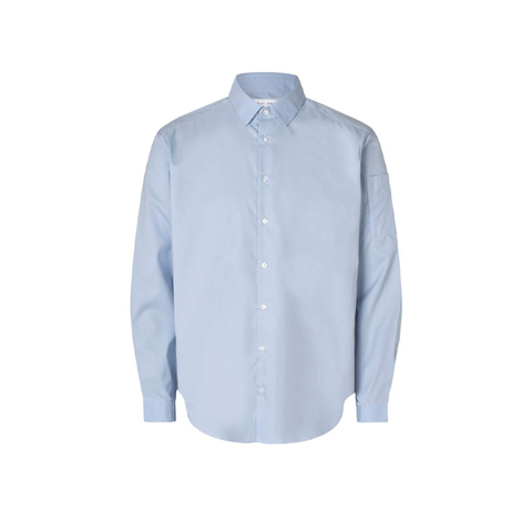 SEVEN SEAS Poplin stretch-Lyseblå