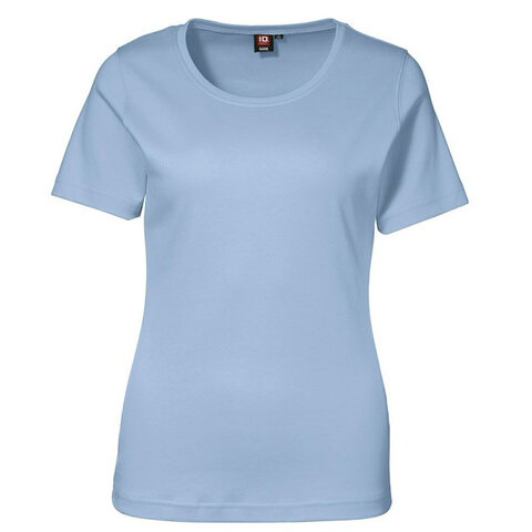 ID Interlock T-shirt Dame-Lyseblå