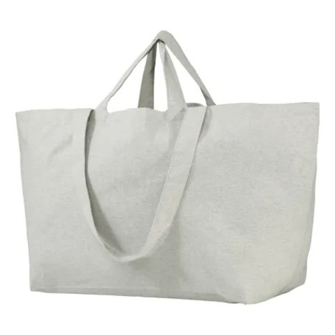 Ekstra Stor Shopper Light - Recycled Bomuld/Polyester Mix - Lysegrå