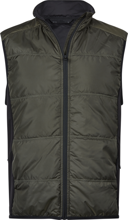 TEE JAYS Hybrid-stretch Vest-Oliven