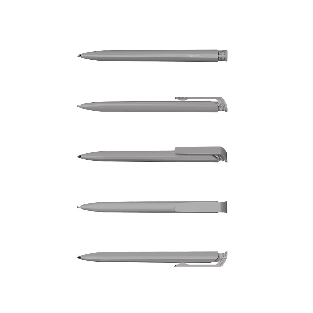 KLIO Trias Kuglepen - rPET-Lysegrå