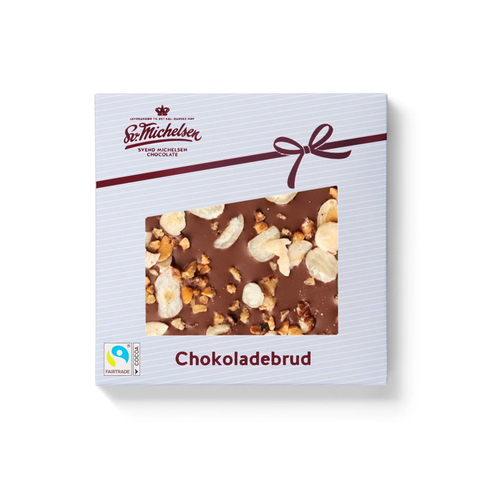 SV. MICHELSEN Chokoladebrud - Fairtrade-Chokoladebrud mælk og nødder