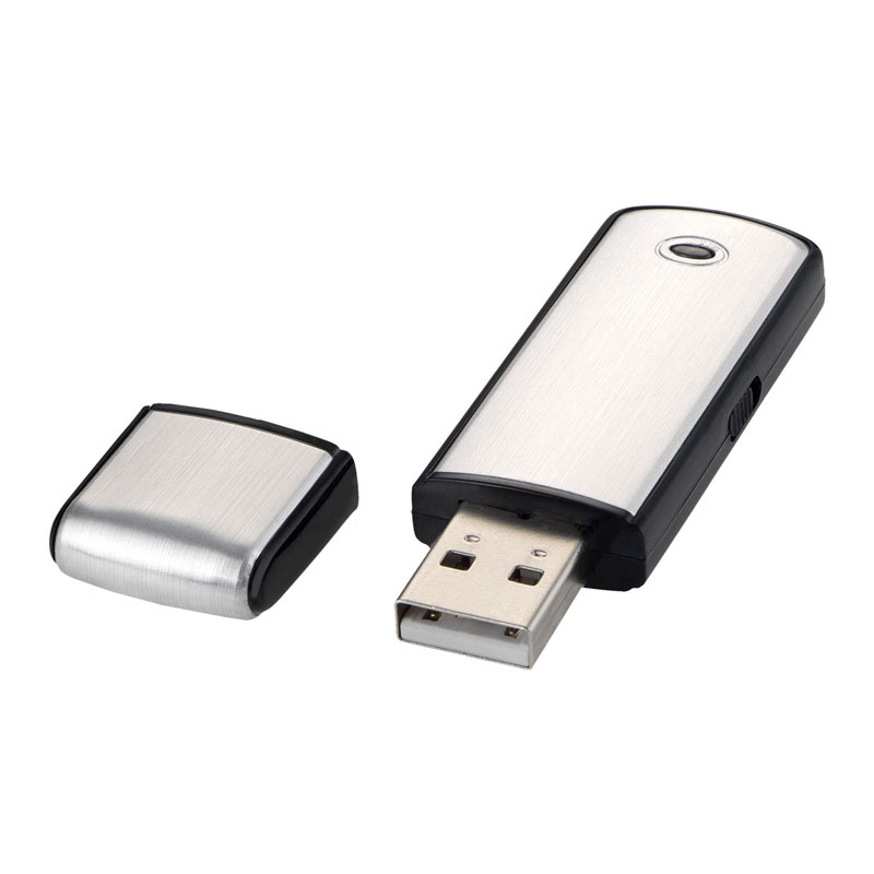 Square USB 2 GB-Sølv