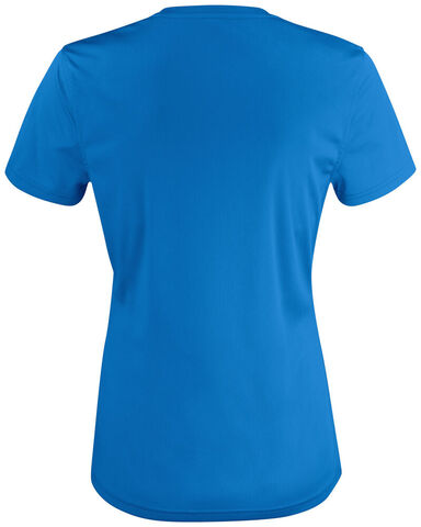 CLIQUE Basic Active-T, Dame, Spun Dyed-Azur