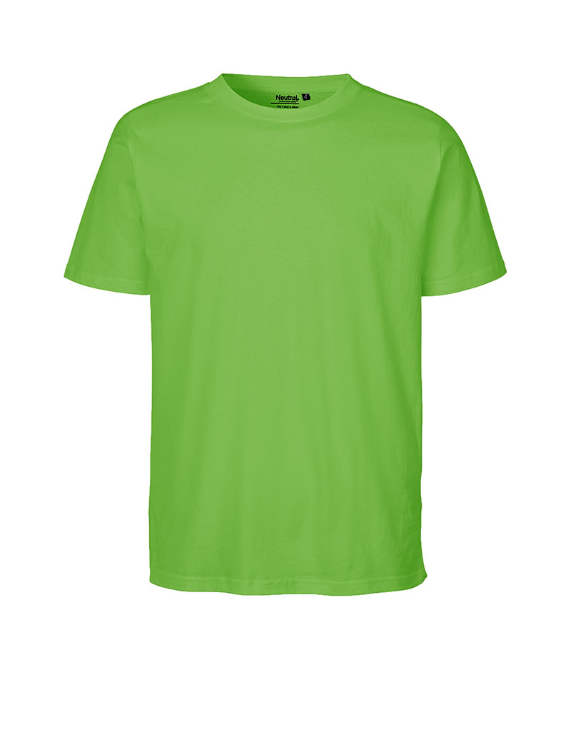 NEUTRAL Regular Unisex T-shirt, 100% Økologisk Fairtrade Bomuld-Lime