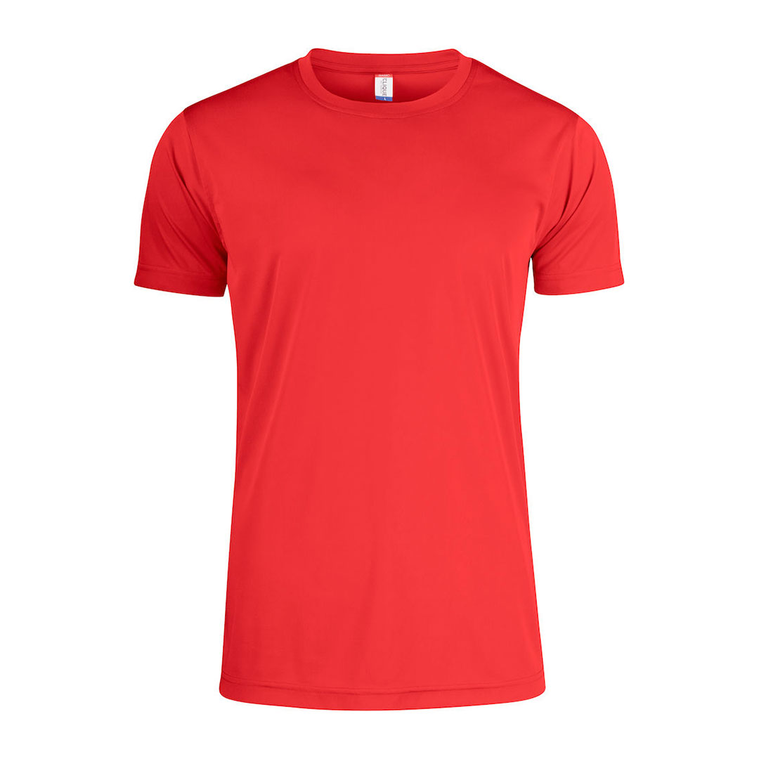 CLIQUE Basic Active-T Børn - Spun Dyed-Rød