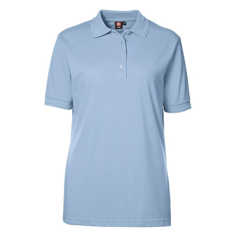 ID Klassisk Poloshirt Dame-Lyseblå