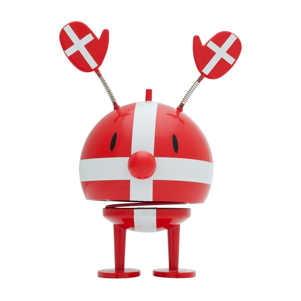 HOPTIMIST Rooligan Bumble stor rød - 22 cm-Rød