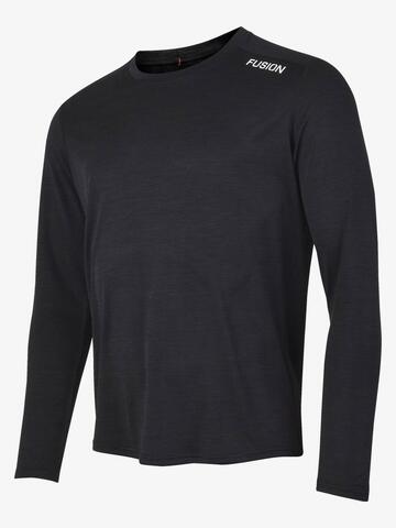 FUSION Løbetrøje, herre-Sort