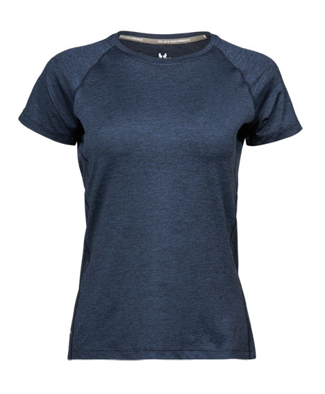 TEE JAYS Ladies Cooldry Tee-Navy
