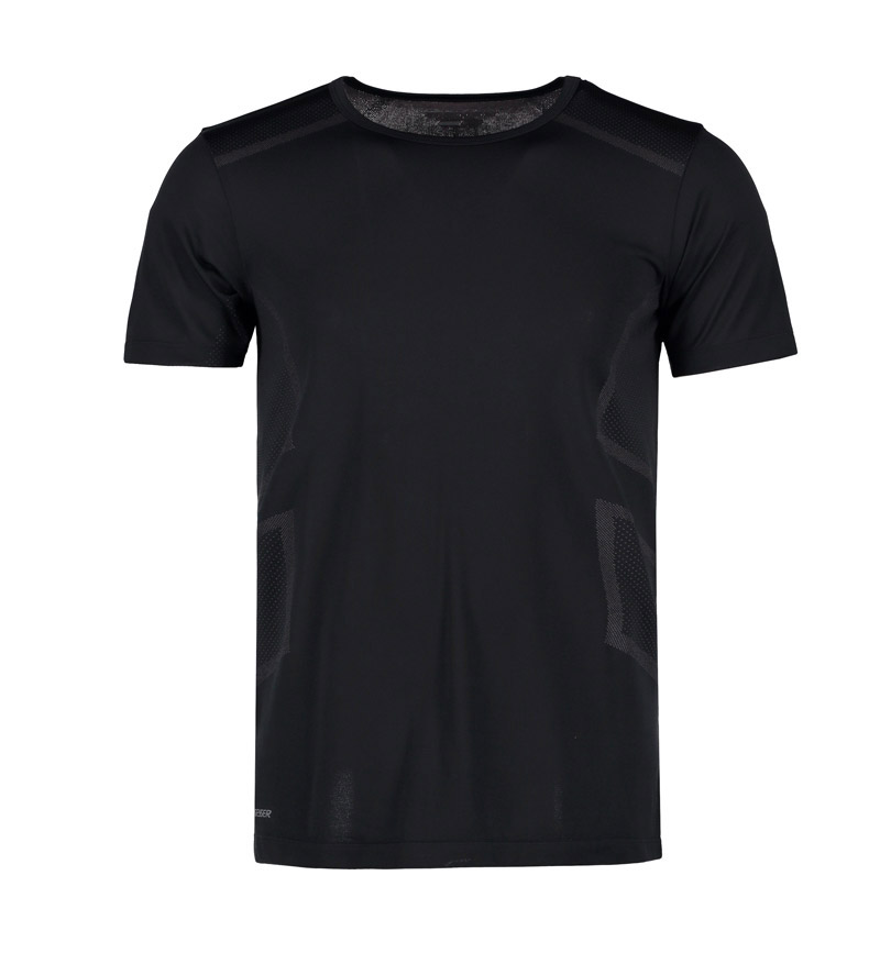 GEYSER Seamless t-shirt, herre-Sort