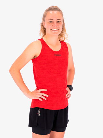 FUSION C3 Singlet, Dame-Rød