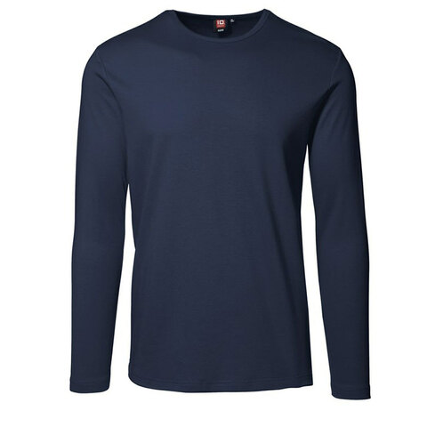 ID Interlock T-shirt - Langærmet-Navy