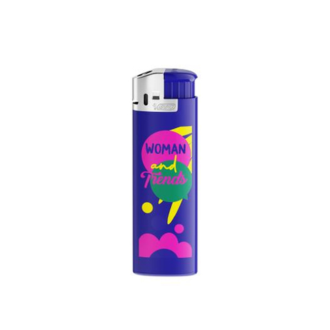 BIC® J38 Chrome Hood Lighter incl. digital print-Navy