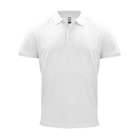 CLIQUE Classic OC Polo Herre - Øko Bomuld-Hvid
