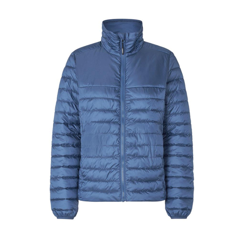 Letvægtsjakke | vatteret | dame-Stormy Blue