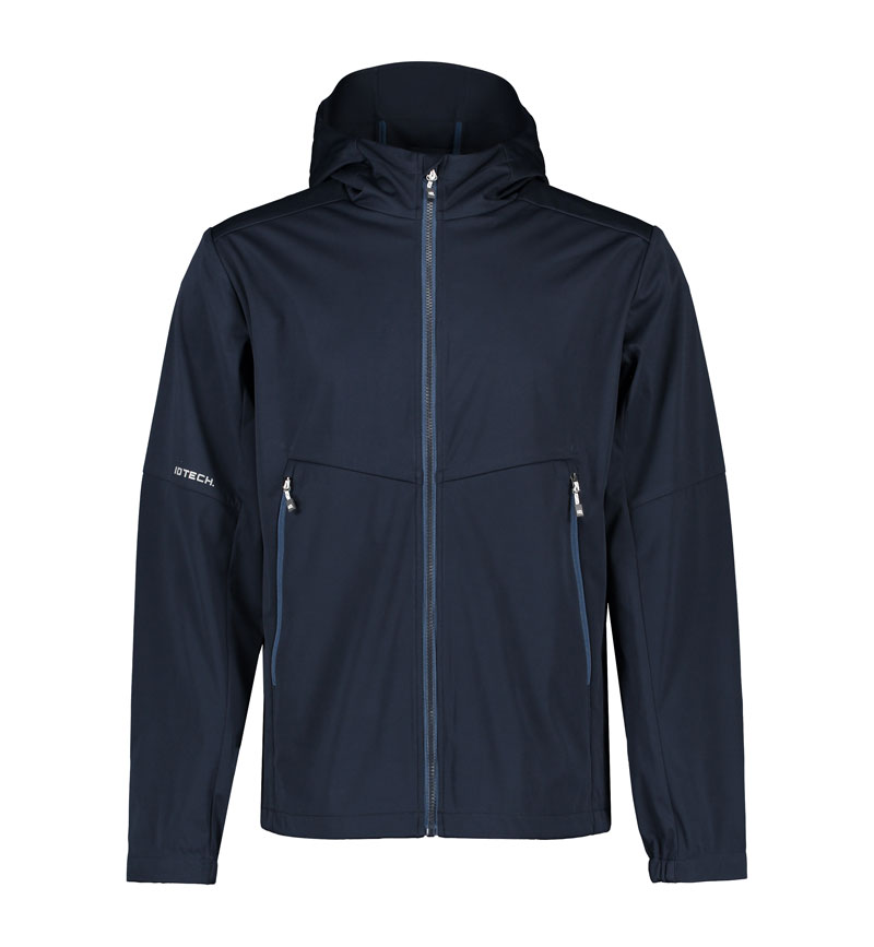 ID Letvægts softshell Jakke, herre-Navy