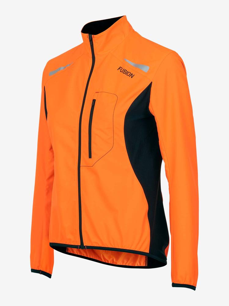 FUSION Løbejakke, dame-Orange