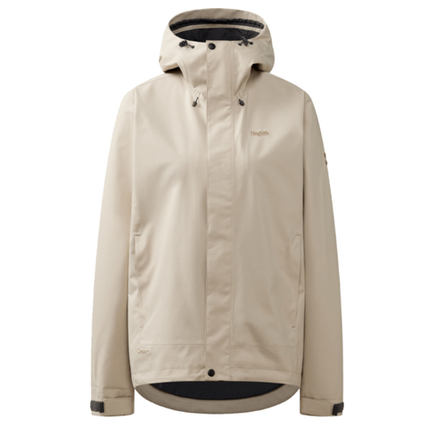 HAGLÔFS Breeze Proof Jacket Women - Bluesign - rPet-Chalk Beige