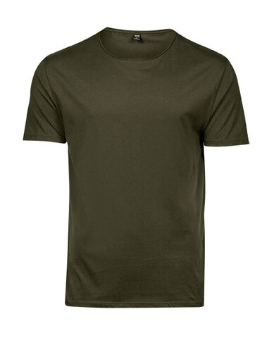 TEE JAYS Raw Edge T-shirt - Økologisk, herre-Oliven