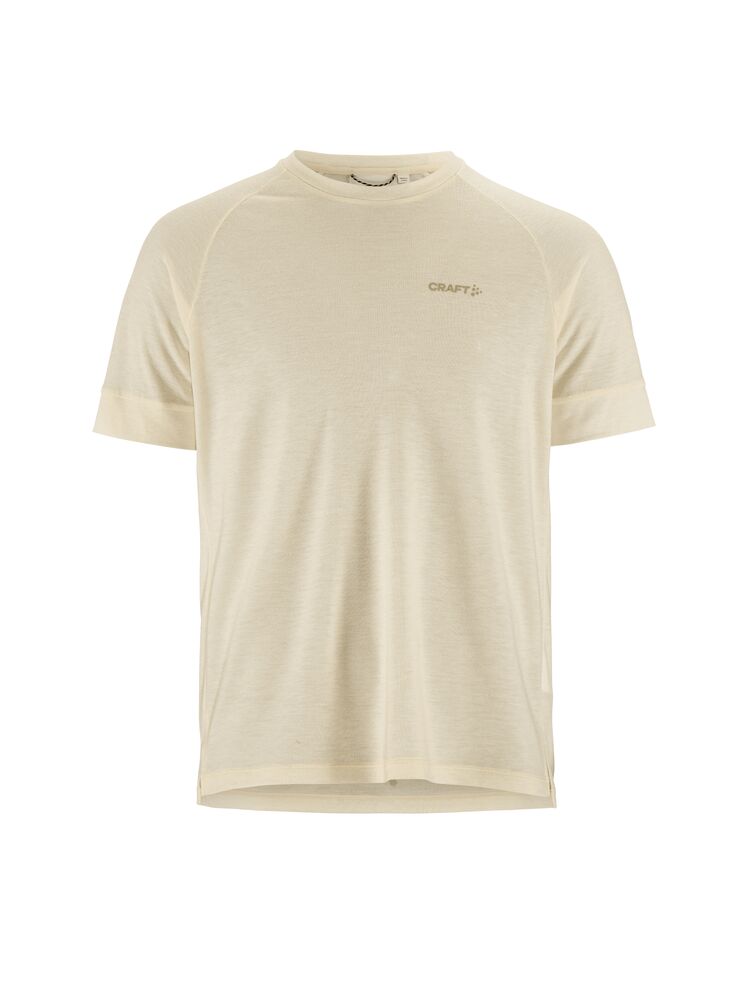 CRAFT Uld SS T-shirt, Herre - rPet-Hay/ Melange