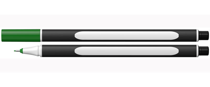 SCHNEIDER Fineliner Pen - Recycling-Grøn