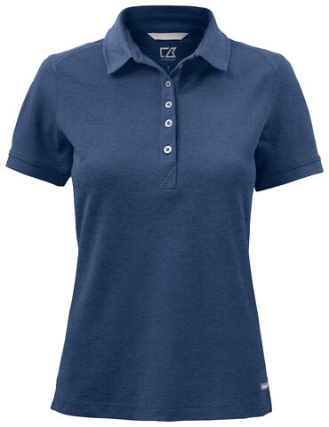 CUTTER & BUCK Advantage Polo, Dame-Blå melange