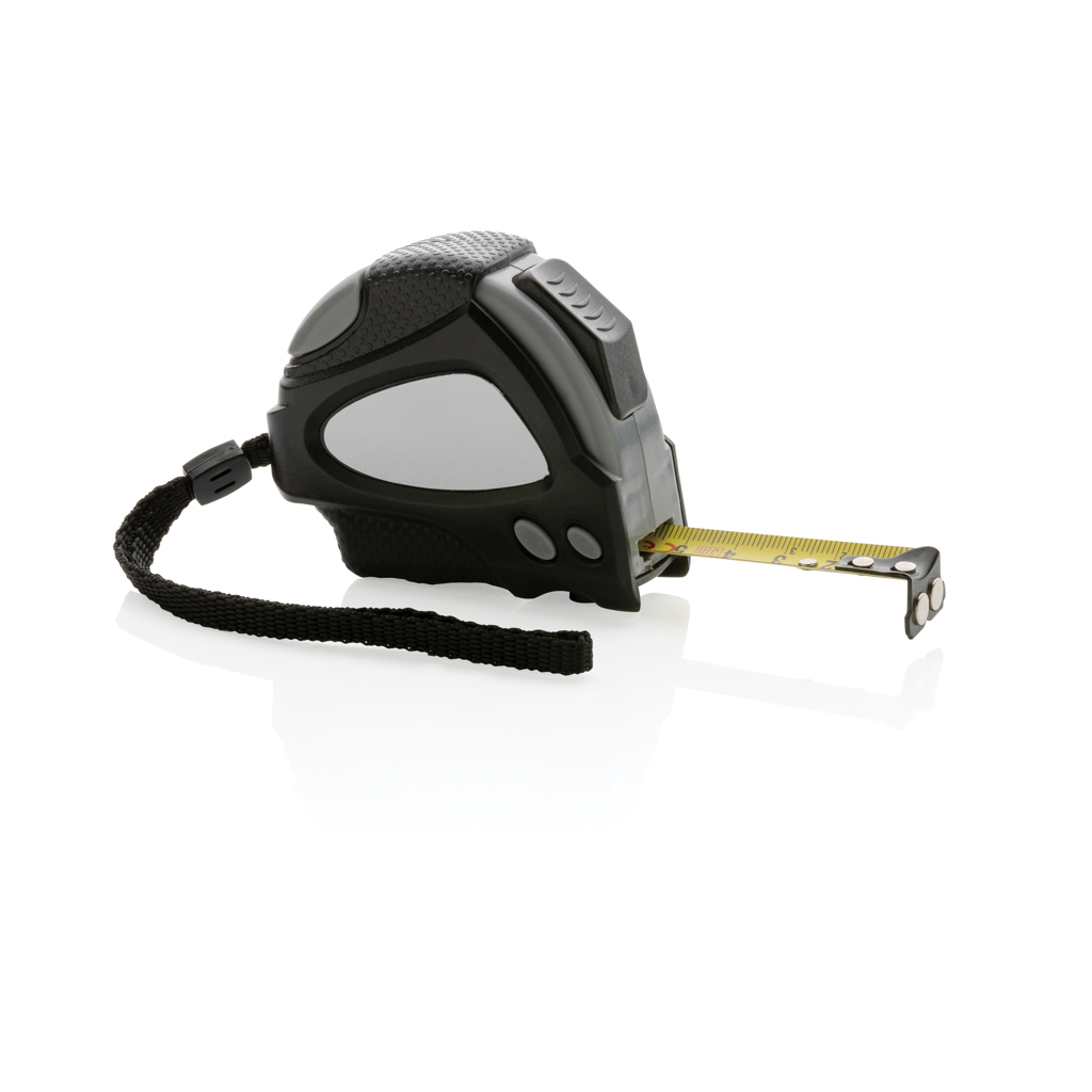 RCS Auto stop tape 3m/16mm i genanvendt plast-Sort