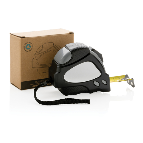 RCS Auto stop målebånd 8M/25mm i genanvendt plast-