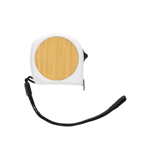 Målebånd 5M/19mm i bambus & genanvendt RCS plast-