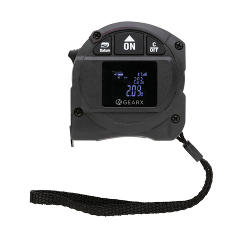 Gear X målebånd 5M, med 30M laser, sort-