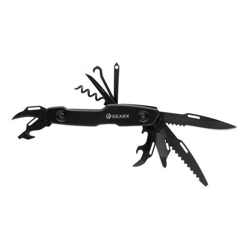 Gear X multifunktionel kniv, sort-