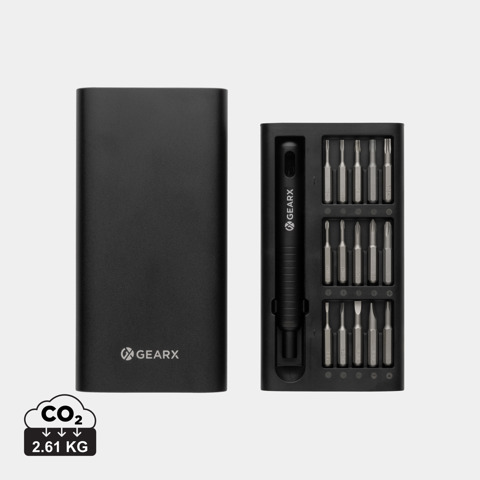 Gear X 31 i 1 præcisions skruetrækker sæt, sort-