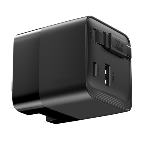 Urban Vitamin Mendocino 65W GaN oplader med udtrækkeligt kab-