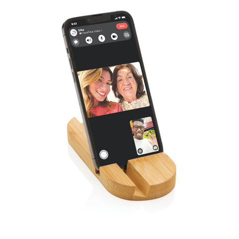 Bambus tablet & telefon holder