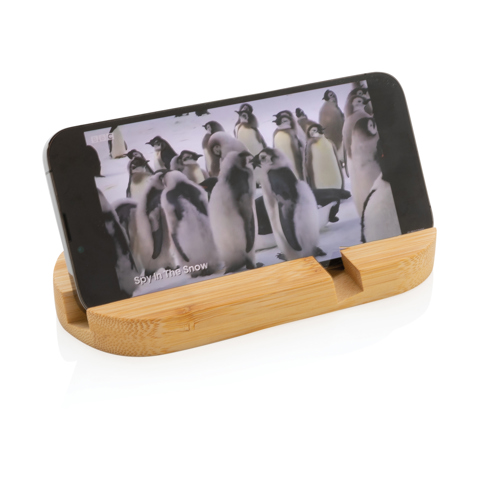 Bambus tablet & telefon holder